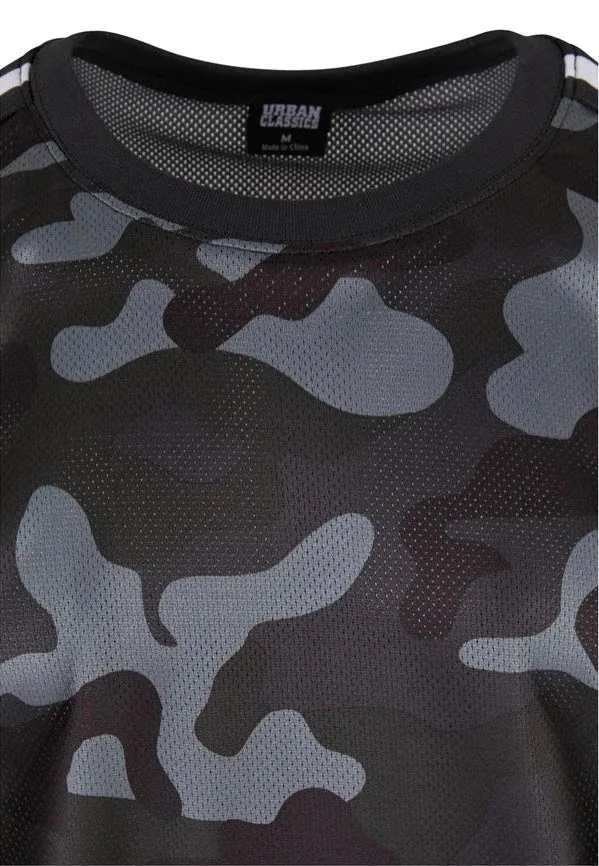 Urban Classics - Oversized Mesh Darkcamo - T-Shirt