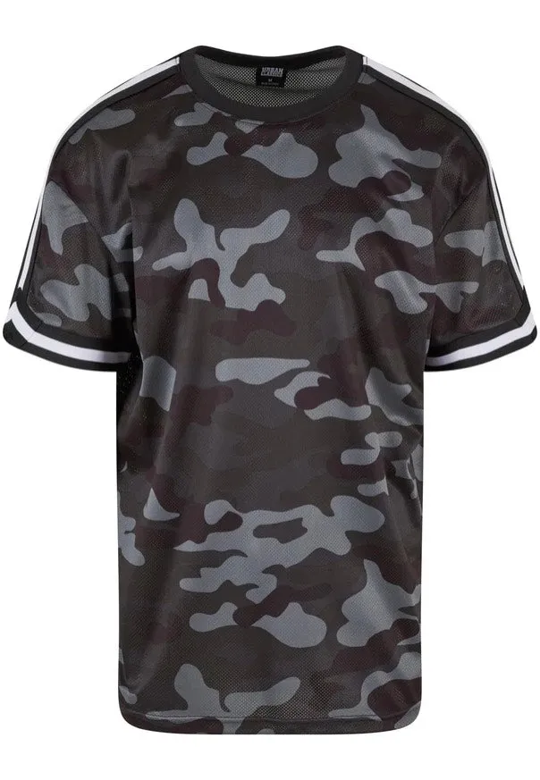 Urban Classics - Oversized Mesh Darkcamo - T-Shirt