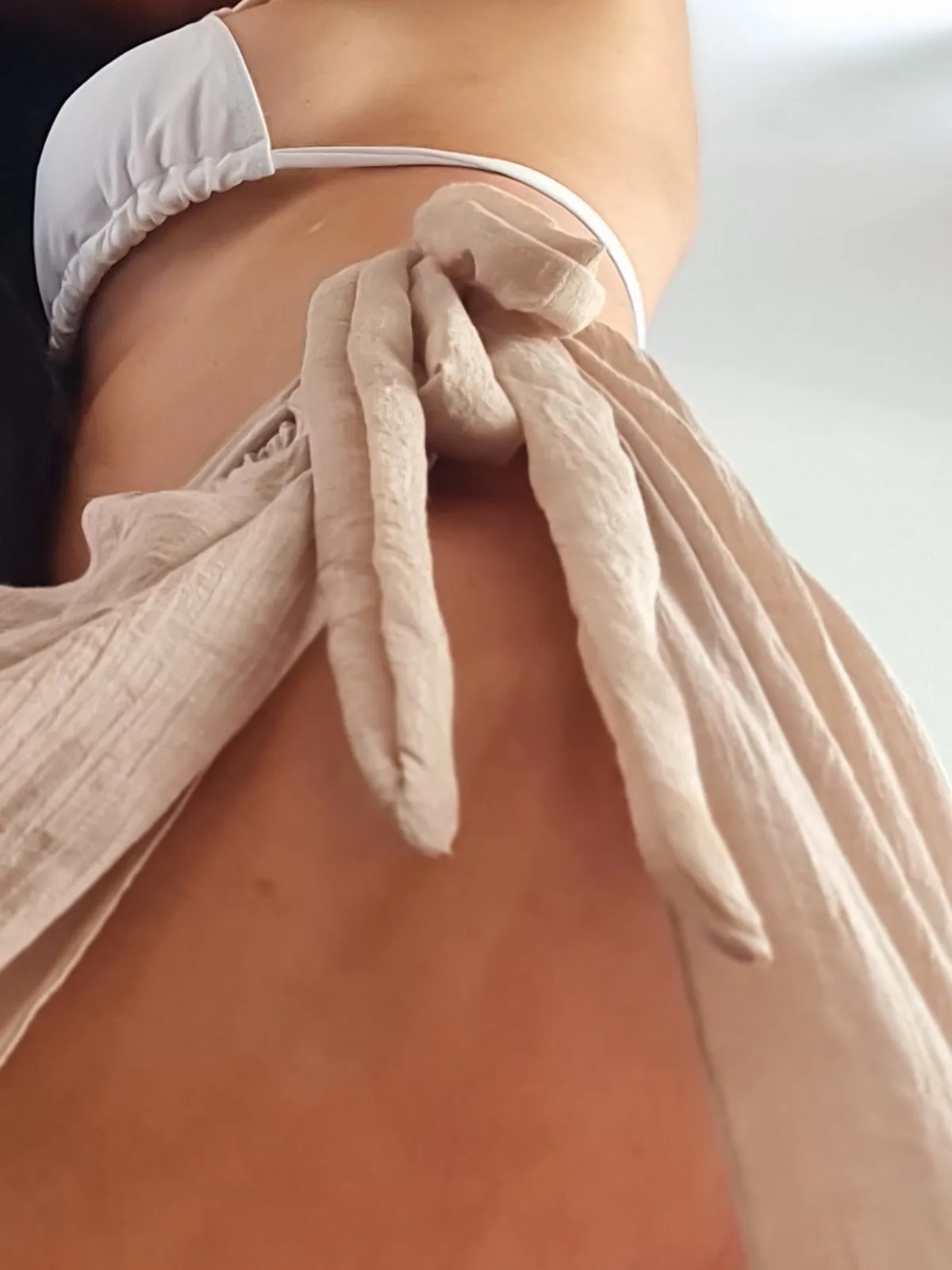 Zara Zen Wrap Skirt - Gold